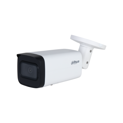 CAMARA DE VIGILANCIA IP- ALIMENTACIÓN: 12 VOLTIO; CALIFICACIÓN DE PROTECCION: IP67;  COMPRESION DE VIDEO: H.264 Y H.265;  DISTANCIA DE INFRARROJOS: 30 METROS; LENTE: 2.8  MILIMETRO; RESOLUCION: 4 MEGAPIXELES; SENSOR DE IMAGEN: CMOS; TIPO:BALA;  MARCA: DAHUA - GARANTIA: 1 AÑO POR DESPERFECTOS DE FABRICA.