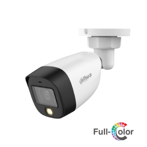 [DH-HAC-HFW1209CLN-A-LED] HDCVI Bala Full Color de 2MP, Micrófono Integrado 20m Starlight