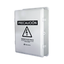 Caja para seguridad en exteriores de 450*300*120mm, Adecuado para DVR, Con cerradura y ventilación, placa de unión, Plástica