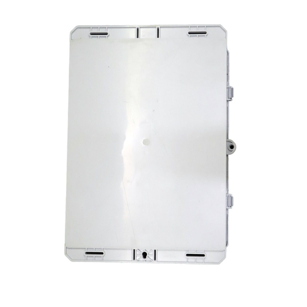 Caja para seguridad en exteriores de 450*300*120mm, Adecuado para DVR, Con cerradura y ventilación, placa de unión, Plástica