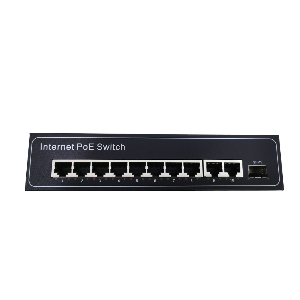 Switch POE de 8 canales  10/100/1000m SpryWire