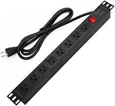PDU PARA RACKS SPRYWIRE 8 PUERTOS CON PROTECTOR DE SOBRECARGA