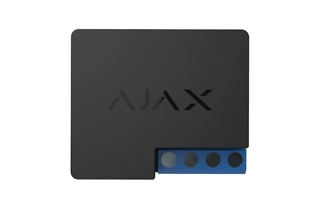Relé de baja potencia AJAX Relay para el control remoto de electrodomésticos.
