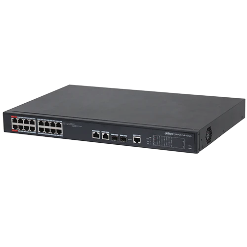 Switch gestionado Gigabit PoE de 16 puertos