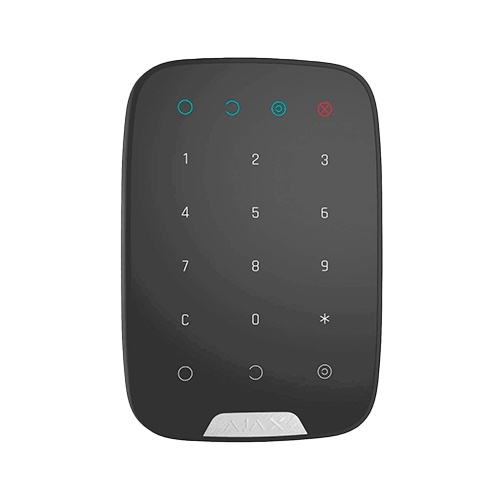 AJAX Teclado KeyPad, Inalámbrico, Negro