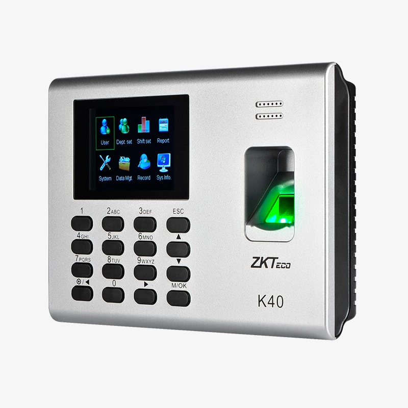 Control Marca ZKTECO de Acceso y Asistencia Biométrico K40 ZKTeco