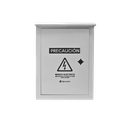 Caja para seguridad en exteriores de 400*300*160mm, Adecuado para DVR, Con cerradura y ventilación, placa de unión, Plástica
