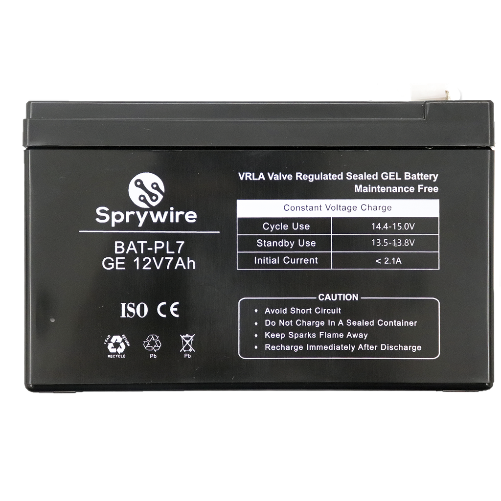 BATERÍAS PARA UPS 12V 7ah SPRYWIRE