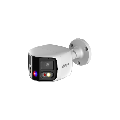 Bullet IP WizSense de focal fija y empalme TiOC Duo de 2x4MP 20m IR