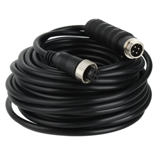 Cable extensor tipo aviación de 18 Metros, Para transmisión de video y audio analógico, para NVR Móvil 