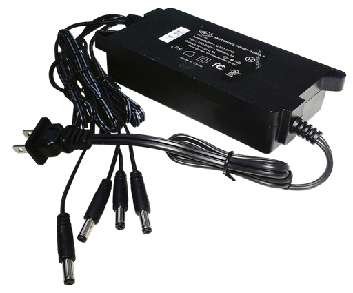 FUENTE DE PODER REGULADA DE 12 Vcc 2.8 Amperes/ 4 Canales/ 0.7 Amper por Canal