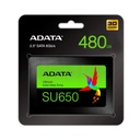 DISCO DURO DE ESTADO SÓLIDO SSD ADATA ULTIMATE SU650, 480GB