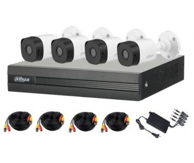 [DH-KIT/XVR1B08-I-1T/4-B1A21N] Kit DAHUA WIZSENSE 8 CANALES 4 CÁMARAS 2MP