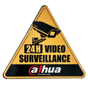 SEÑAL DE VIDEO VIGILANCIA 24H., DAHUA (amarillo)