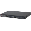 Switch gestionado Gigabit PoE de 16 puertos