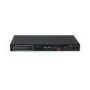 Switch de 16 puertos PoE inteligente, PD Alive (vigilancia PoE), transmisión PoE de larga distancia