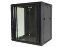 Gabinete de pared Fijo de 18 unidades (18U), SPRYWIRE