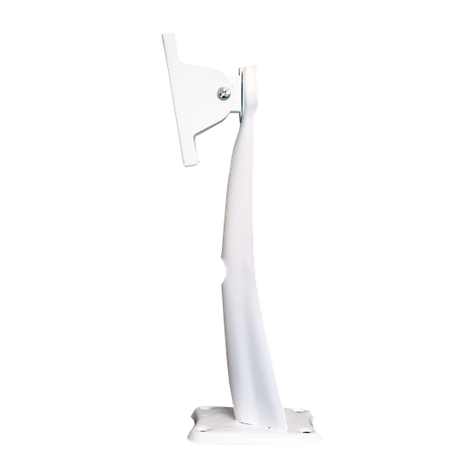 [SW-508B] Bracket para cámaras de hierro de 1mm, 250mm de altura, base de 75mm*65mm, blanco