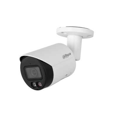 [DH-IPC-HFW2449S-S-IL] Camara Bullet IP 4MP Iluminador Dual Inteligente, Micrófono Integrado 3m de IR Full color