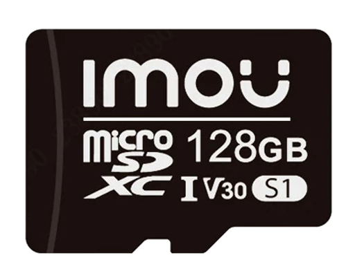 [ST2-128-S1] Tarjeta Micro-SD IMOU, 128GB, Clase 10, Velocidad UHS Clase U3, 95MB/s Lectura - 38MB/s Escritura