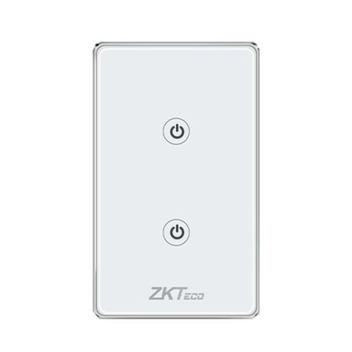 [SW12-US] Interruptor de Luz Inteligente Wifi de 2 Botones para Pared, Apagador con Panel Táctil y Control por Voz