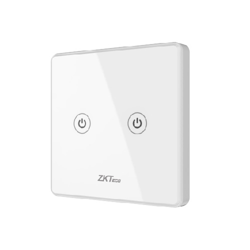 [SW12-EU] Interruptor de Luz Inteligente Wifi de 2 Botones para Pared, Apagador con Panel Táctil y Control por Voz (estilo europeo)