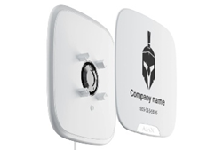[39279.63.WH] AJAX Brandplate - Panel frontal para la personalización de las sirenas StreetSiren DoubleDeck cableadas e inalámbricas blanca